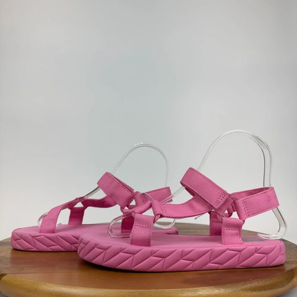New Big Kids Dolce Vita Zaidey Platform Comfort Pink Sandals‎ Size 3 Y